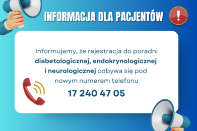 Nowy numer telefonu do poradni specjalistycznych